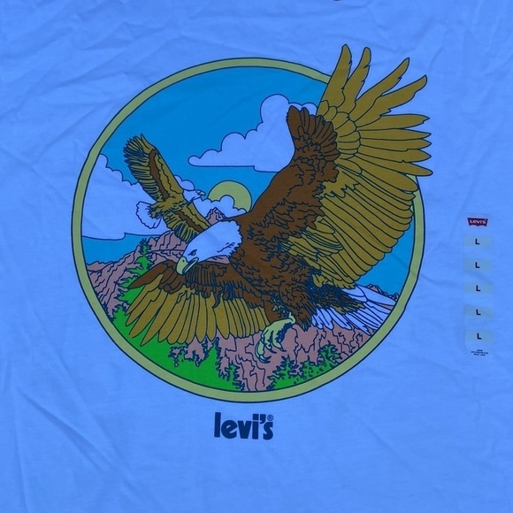 Levi’s mens bald eagle T-shirt nwt - Picture 6 of 10